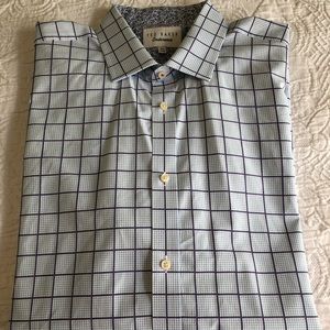 Ted Baker Endurance dress shirt size 16.5 blue